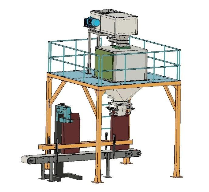 Single Belt Bagging Machine Workshop View